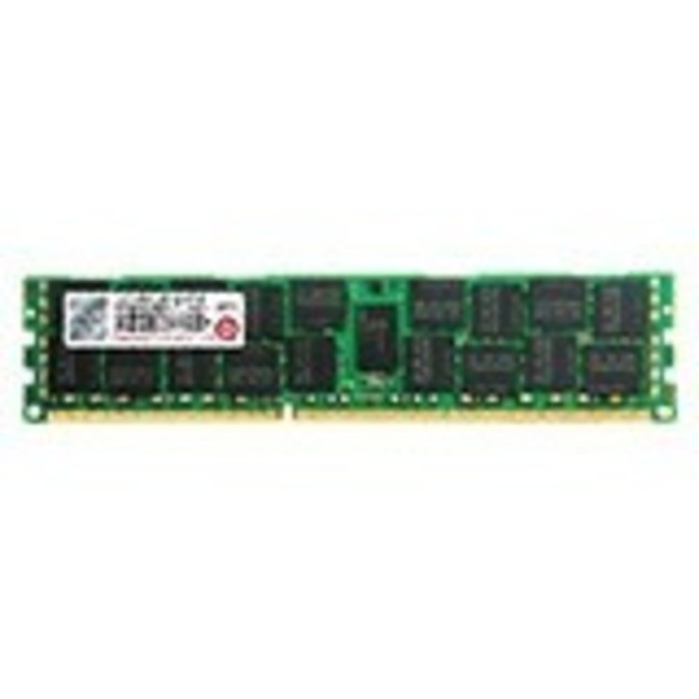 Transcend DDR3-1866 Registered DIMM - For Workstation - 64 GB (4 x 16GB) DDR3 SDRAM - 1866 MHz - 1.50 V - ECC - Registered - 240-pin - DIMM MPN:TS64GJMA535Z
