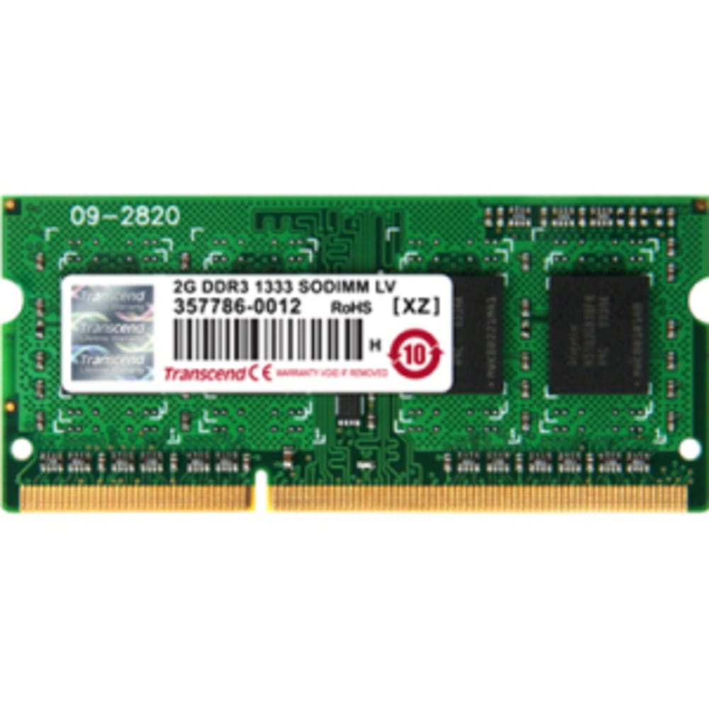 Transcend - DDR3L - module - 8 GB - SO-DIMM 204-pin - 1600 MHz / PC3L-12800 - CL11 - 1.35 V - unbuffered - non-ECC - for HP ProBook 430 G1, 440 G0, 450 G0, 455 G1, 470 G0, 470 G1; ZBook 14, 15, 17 (Min Order Qty 2) MPN:TS1GSK64W6H