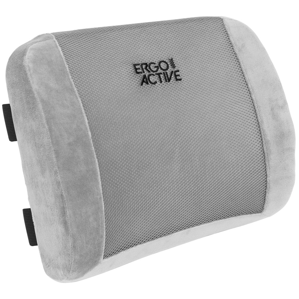 Mount-It! ErgoActive Lumbar Support Pillow, Memory Foam, 12.75inH