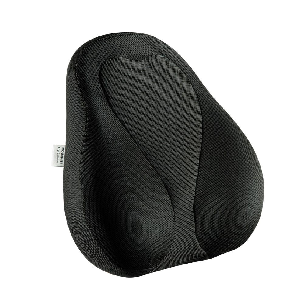 Mount-It! Ergo Collection Curved Back Support Cushion, 16-15/16inH x 15-3/16inW x 4-3/8inD, Black MPN:MI-1105
