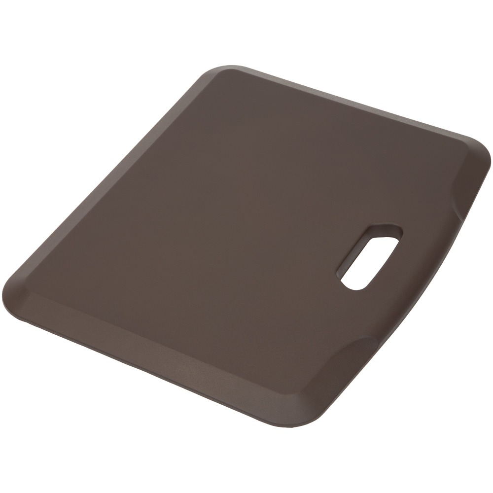 Mount-It! Portable Anti-Fatigue Floor Mat, Rubberized Gel Foam, 18in x 22in, Brown MPN:MI-7161
