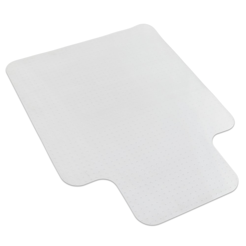 Mount-It! Studded Plastic Office Chair Floor Protector For Hardwood Floors, 35.5inW x 47inH, Clear MPN:MI-7817