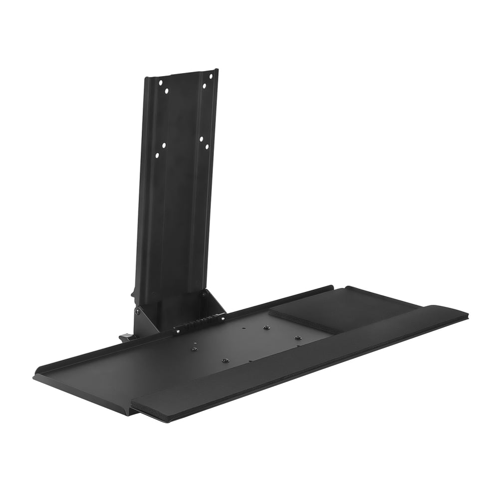 Mount-It! MI-7915 Monitor And Keyboard Wall Mount, 2inH x 25inW x 10inD, Black MPN:MI-7915