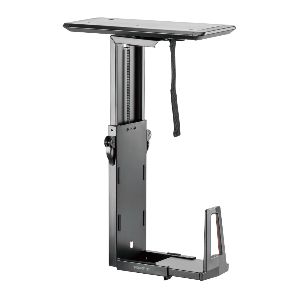 Mount-It! Deluxe CPU Mount with Sliding Track, Matte Black MPN:MI-7172