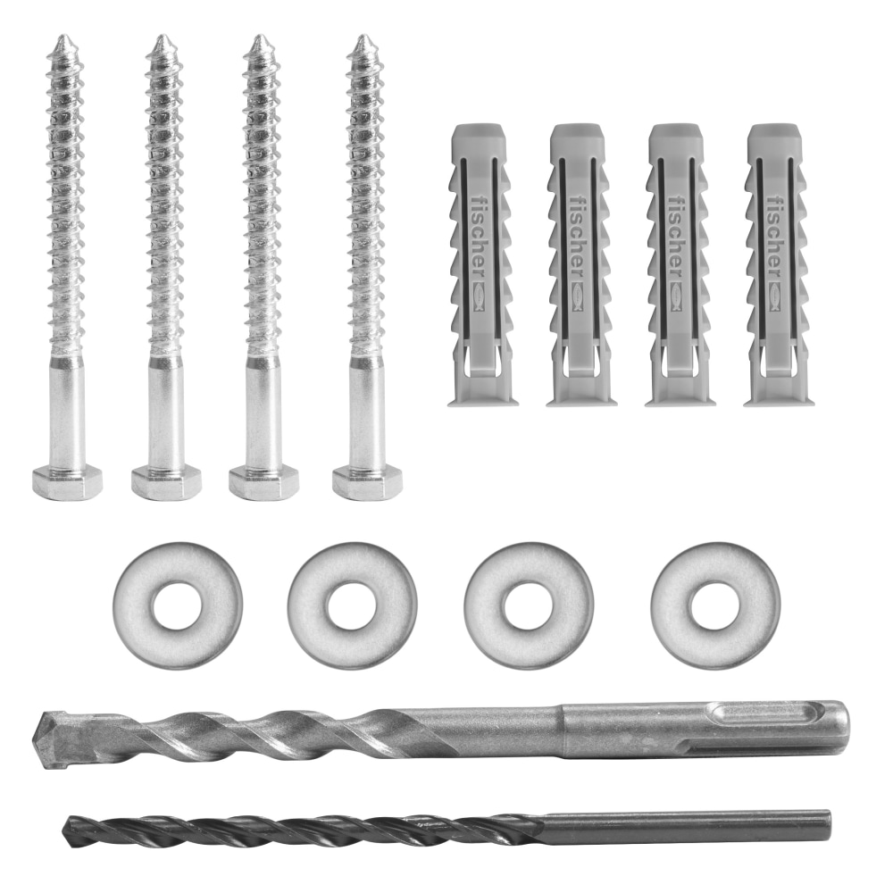 Mount-It! TV Mount Lag Screw & Drill Bit Kit, Set Of 14 Pieces MPN:MI-9008