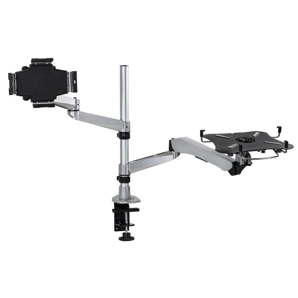Mount-It! Full Motion Laptop and Tablet Desk Mount, 7inH x 17-1/4inW x 29inD, Silver MPN:MI-73716