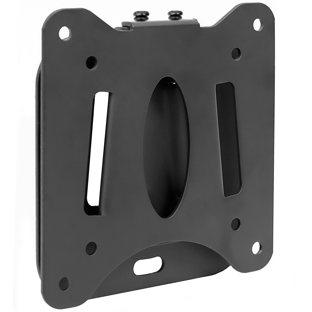Mount-It! Low Profile Fixed TV Mount For Screen Sizes 13in To 32in, 1inH x 5inW x 6inD, Black MPN:MI-203