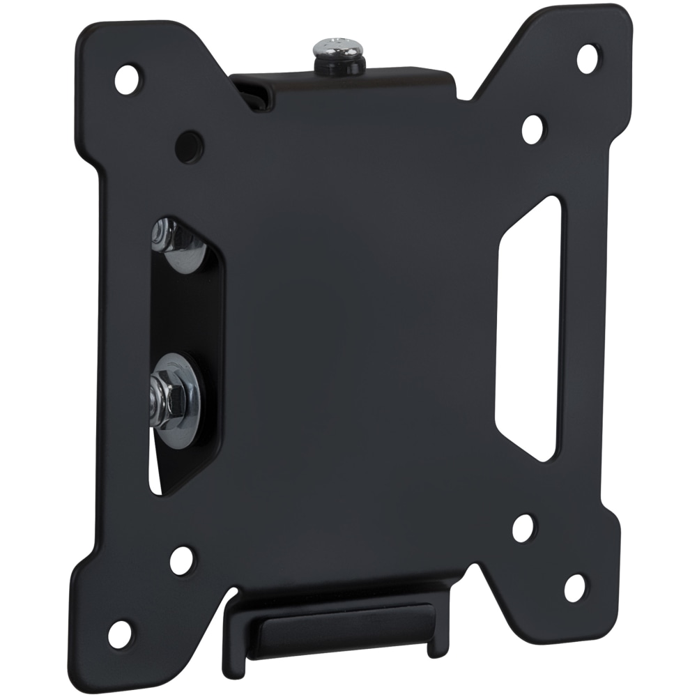 Mount-It! Tilting TV Wall Mount For Screens 13 - 27in, 4-3/4inH x 4-3/4inW x 1-7/16inD, Black MPN:MI-203T