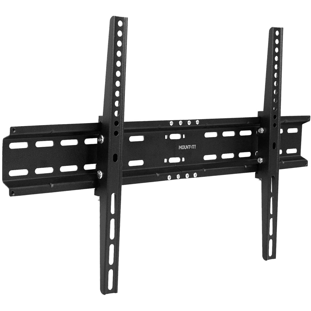 Mount-It! MI-3030XL Low-Profile Wall Mount For Screens 37 - 70in, 16-3/4inH x 26-5/8inW x 2inD, Black MPN:MI-3030XL