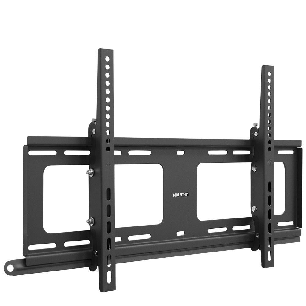 Mount-It! Weatherproof Outdoor TV Wall Mount For Screens 37 - 80in, 9-1/2inH x 31inW x 2-1/8inD, Black MPN:MI-383
