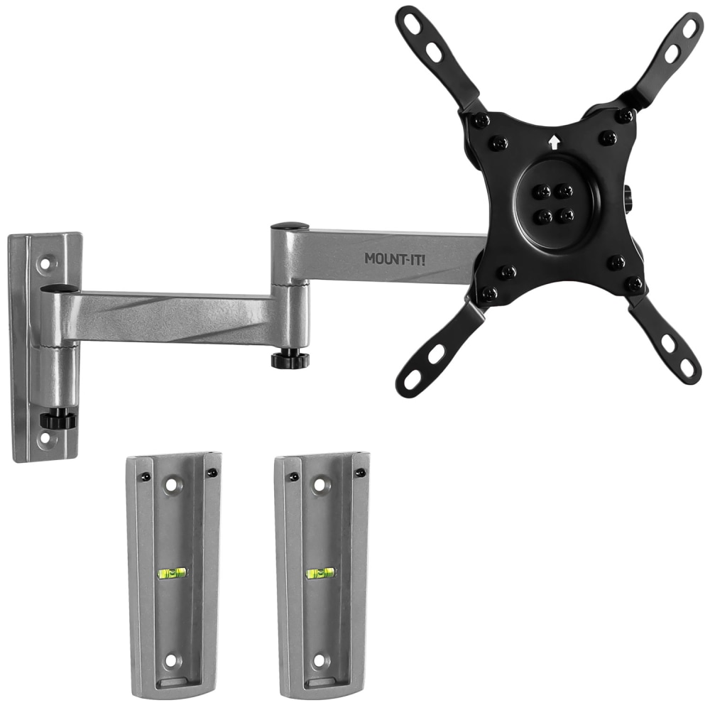 Mount-It! Full Motion Lockable RV And Trailer TV Mount For Screen Sizes 22in To 42in, 2-1/8inH x 8inW x 9-1/2inD, Black MPN:MI-429
