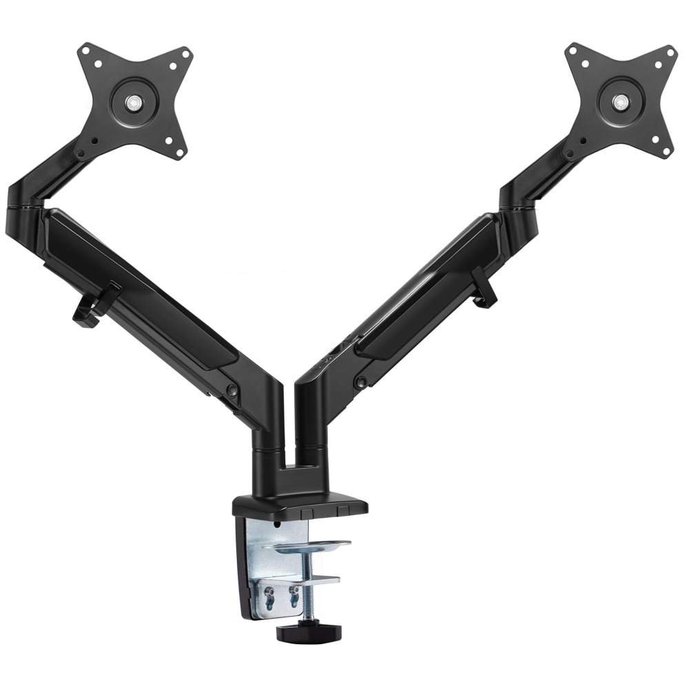 Mount-It! 32in Dual Monitor Mount With Low Profile Gas Spring Arms, Black MPN:MI-4884B