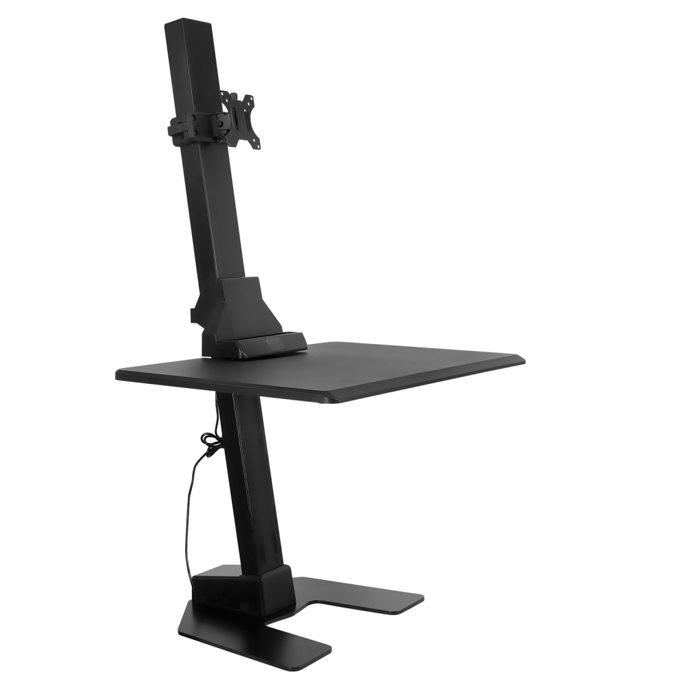 Mount-It! MI-7951 Electric Standing Desk Riser, 23-1/8inH x 31-5/8inW x 7-15/16inD, Black MPN:MI-7951