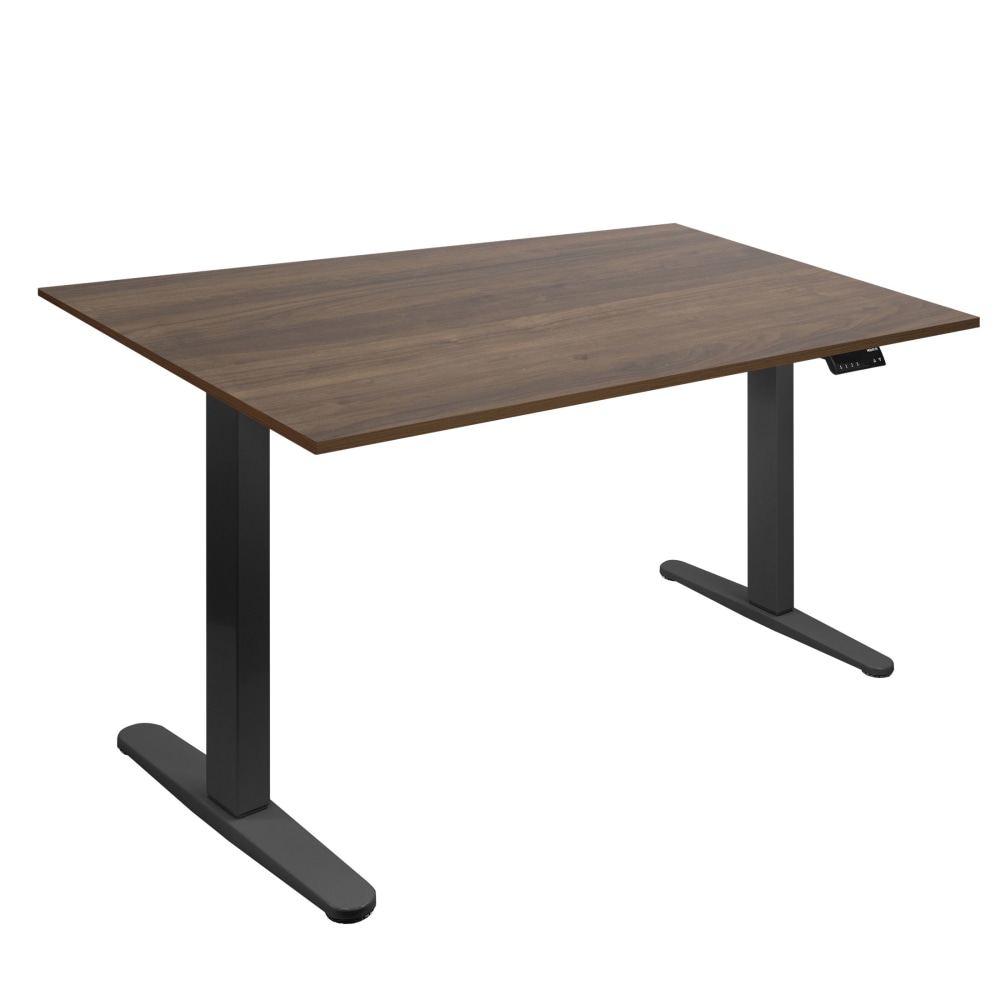 Mount-It! Dual Motor Electric 55inW Adjustable Height Standing Desk, Adrift/Black MPN:MI-18100