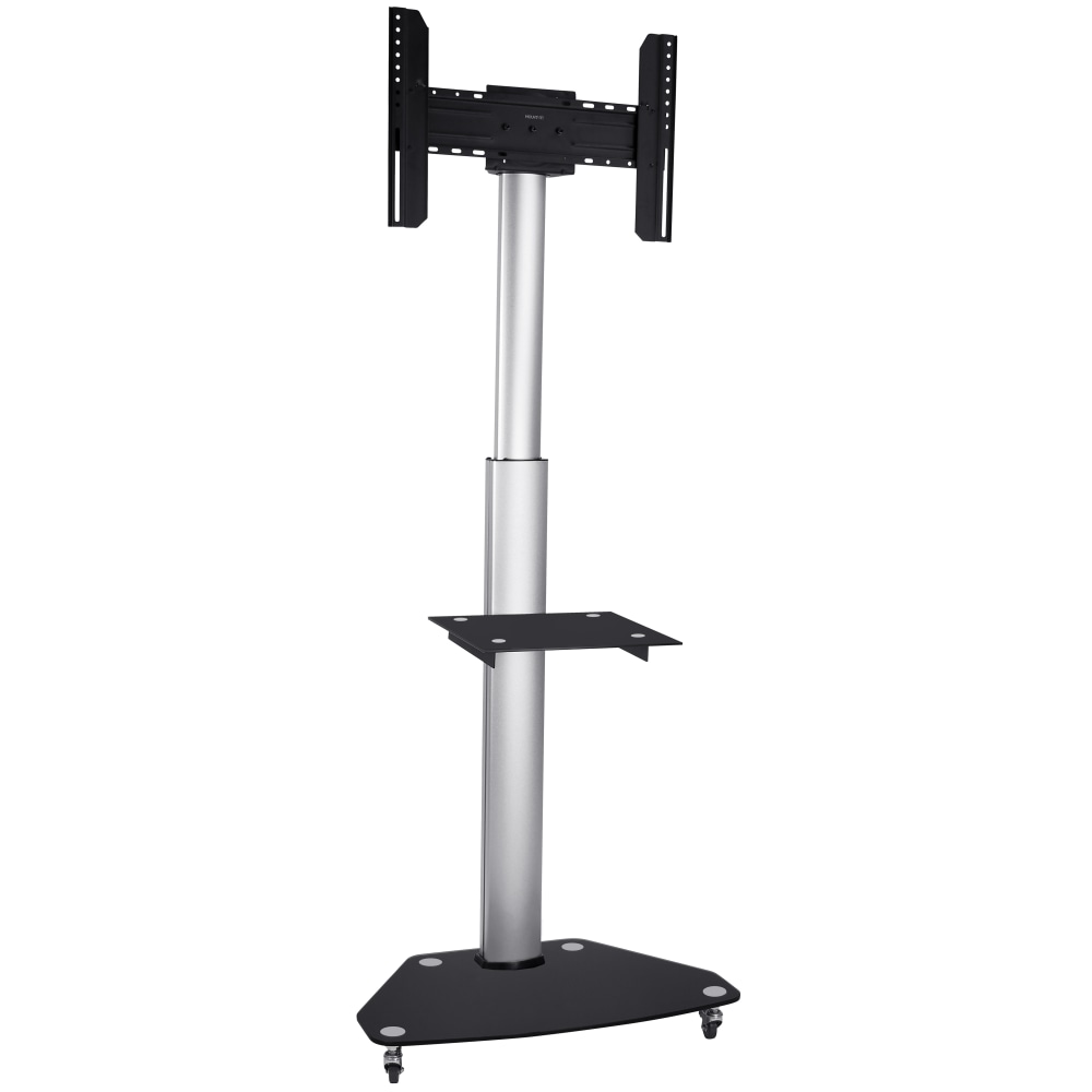 Mount-It! Mobile TV Stand For 37in - 70in Screens, 43-3/4inH x 23-1/4inW x 5-5/8inD, Black MPN:MI-1875