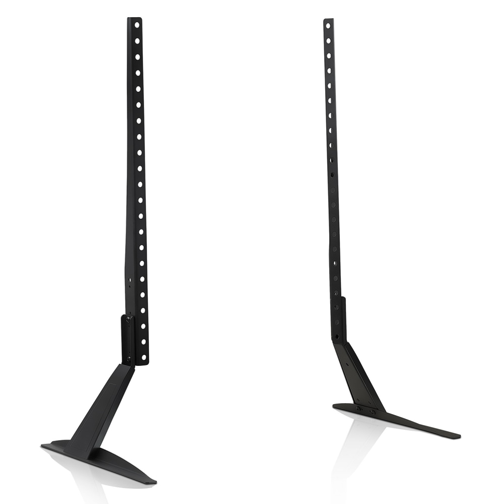 Mount-It! MI-848 Tabletop TV Stand For 32 - 60in TVs, 27-12inH x 1-7/16inW x 4-1/8inD, Black MPN:MI-848