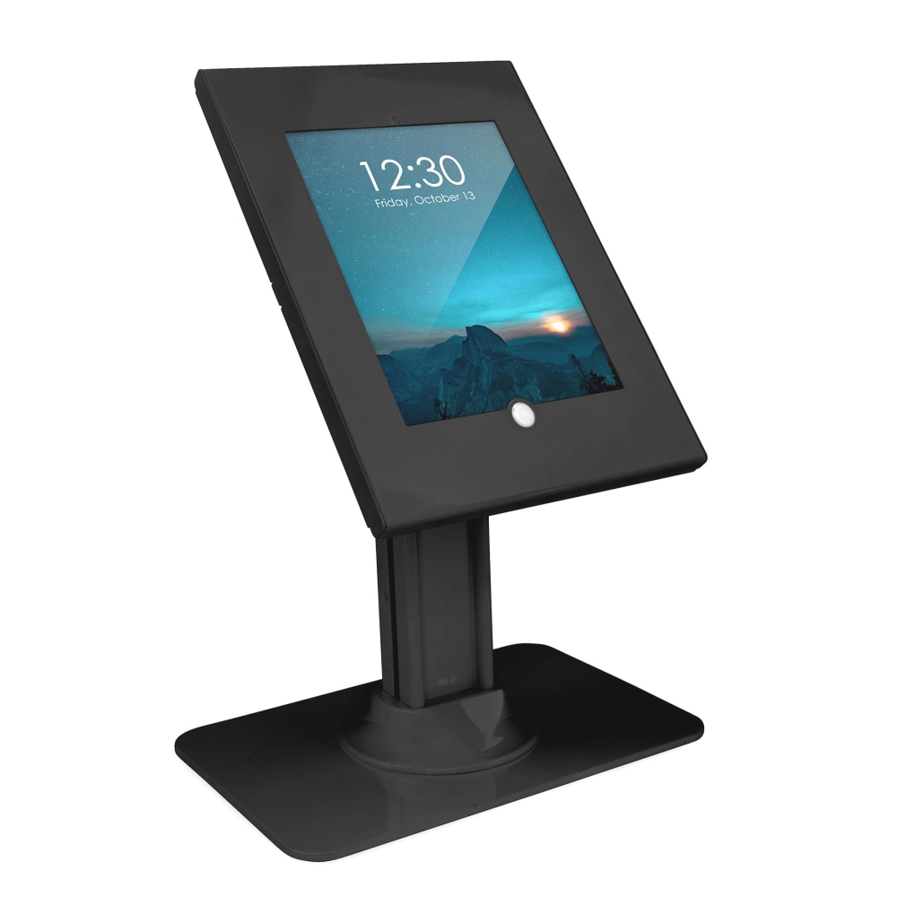 Mount-It! Anti-Theft Steel Tablet Countertop Stand for iPad/iPad Air/iPad Pro, 5-1/4inH x 9-3/4inW x 14inD, Black MPN:MI-3771B_G10