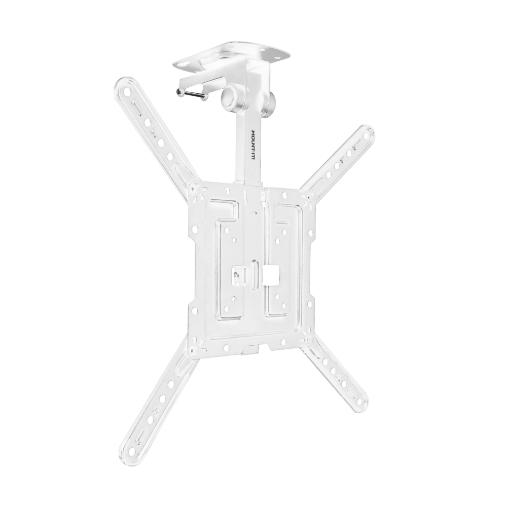 Mount-It! Flip-Down Ceiling 23in - 55in TV Mount, White MPN:MI-4225WHT
