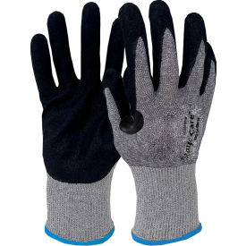 Transforming Technologies ESD Cut Resistant Gloves Nitrile Coated Level 6 XS Blue Cuff GL6501N - Pkg Qty 12