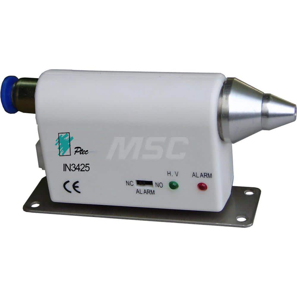 Air Ionizers; Maximum Air Flow: 100psi; Ion Output: AC, 68KHz; Power Rating: 22W; Input Voltage: 240.00; Output Voltage: 4.2kV; Material: ABS MPN:IN3425