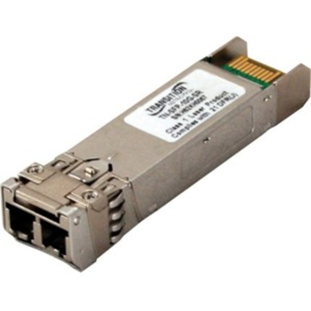 Transition Networks 10GBase SFP+ Cisco Compatible - For Data Networking, Optical Network - 1 x LC Simplex 10GBase-BX Network MPN:TN-SFP-10G-D-40