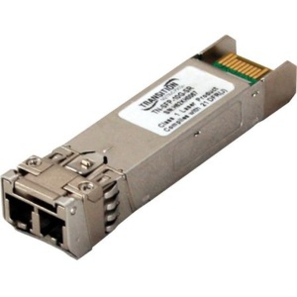 Transition Networks 10GBase SFP+ Cisco Compatible - For Data Networking, Optical Network - 1 x LC Simplex 10GBase-BX Network MPN:TN-SFP-10G-U-40