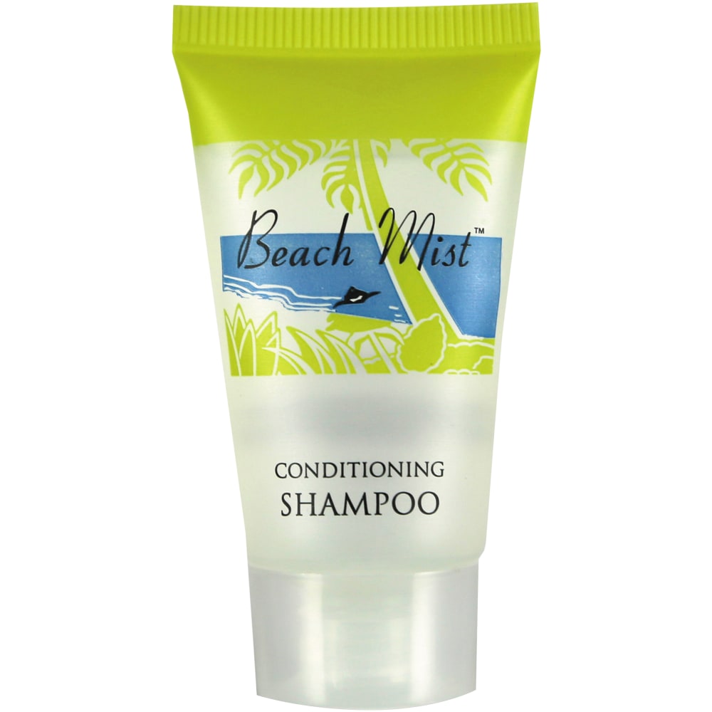 Beach Mist Shampoo, Fresh Scent, 0.65 Oz, Carton of 288 Tubes MPN:423