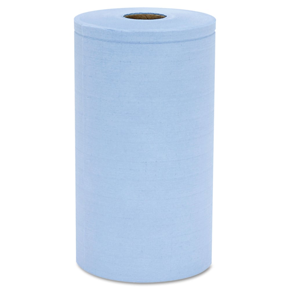 HOSPECO TASKBrand Glass & Surface Cleaning Wipers Prism Scrim Reinforced Wipers, 4-Ply, 9.75in x 275 ft, Unscented, Blue, 6 Rolls/Carton MPN:M-C2375BH