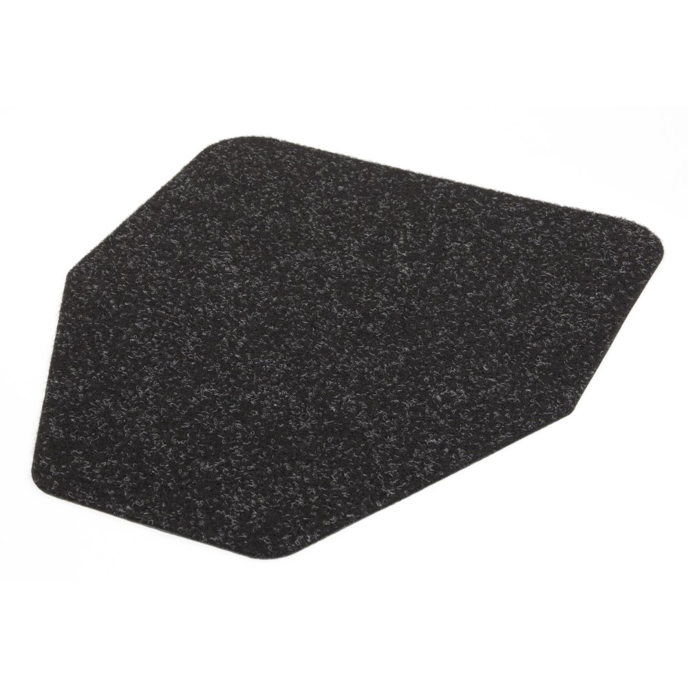 Hospeco Health Gards Premium Urinal Mats, 1-13/16in x 17-5/8in, Black, Pack Of 6 Mats MPN:HS-OR1001-BL