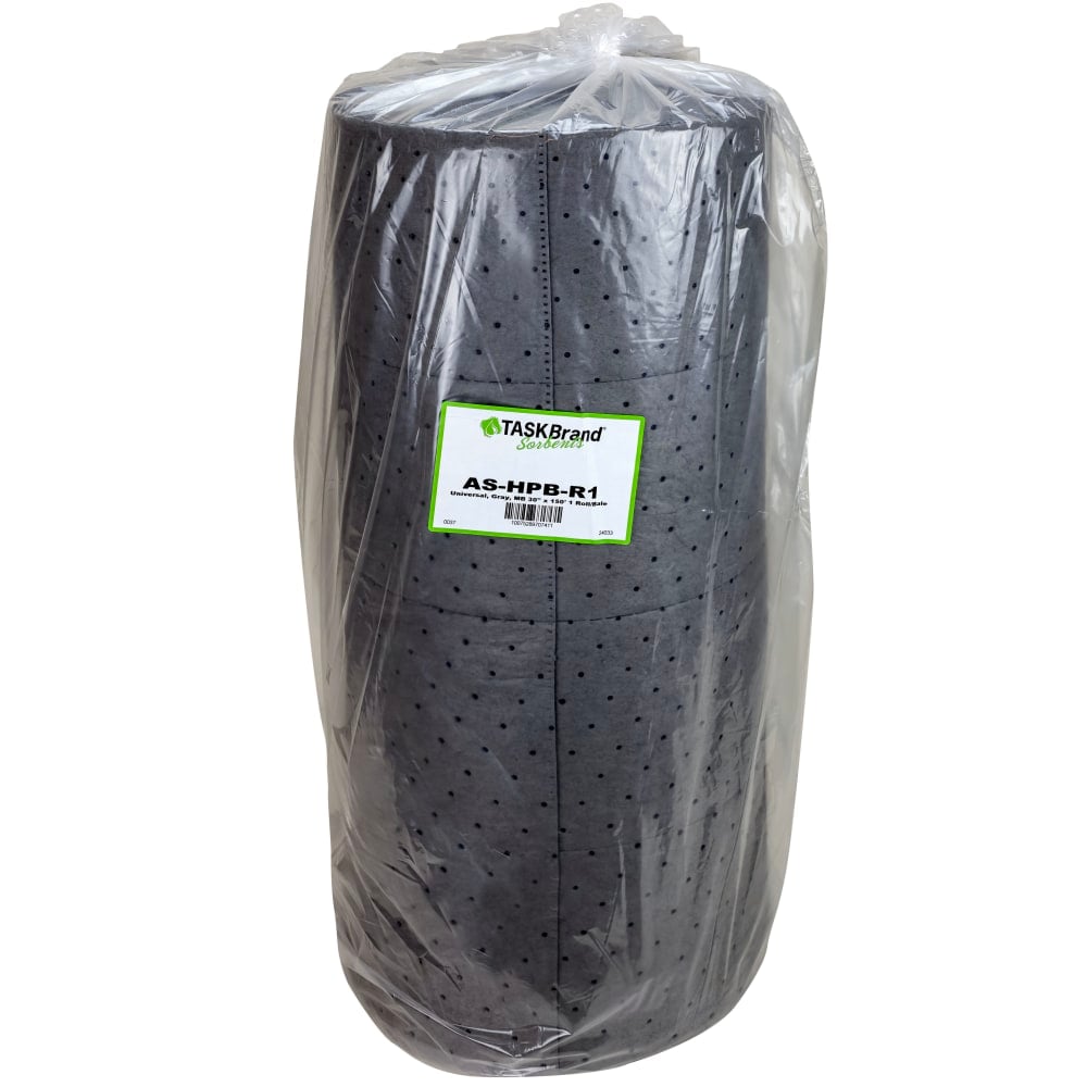 Hospeco TaskBrand Universal Sorbent Roll, 30in x 150ft, Gray MPN:AS-HPB-R1
