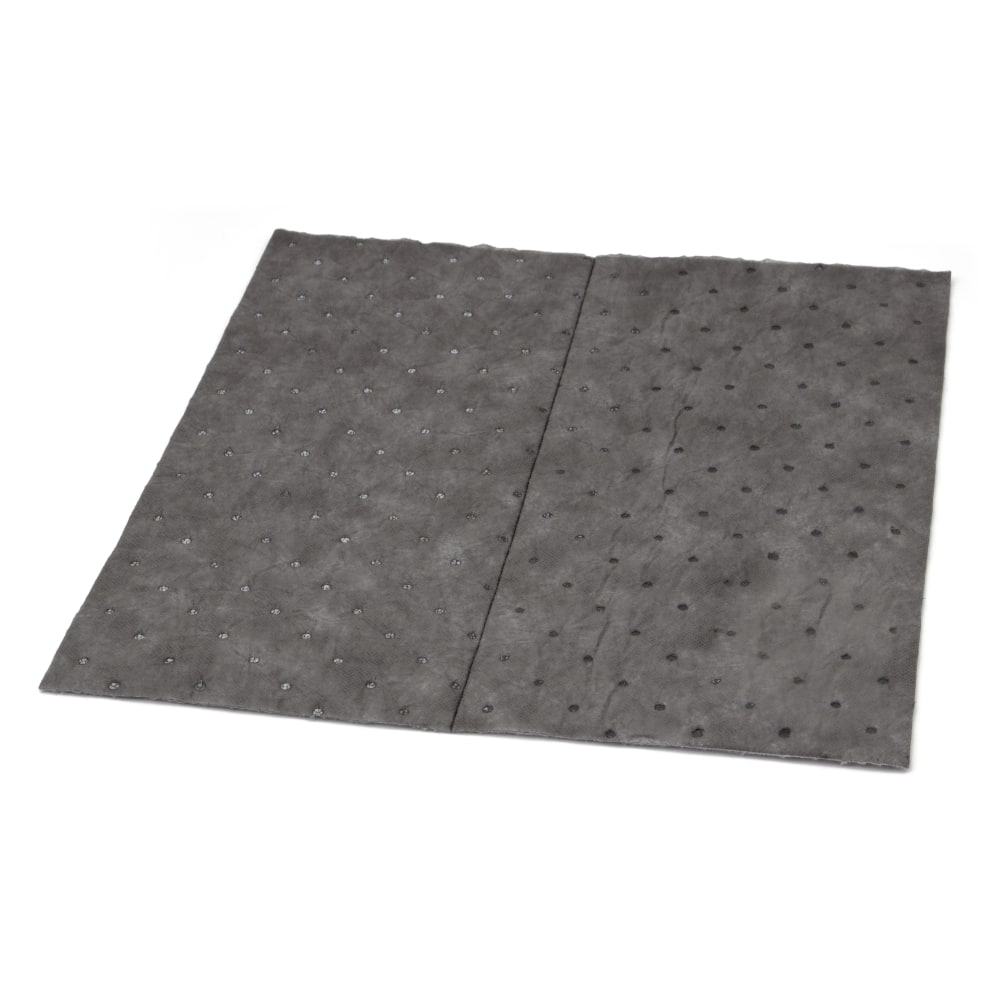 Hospeco TaskBrand Universal Drum Top Pads, 15in x 18in, Gray, Bale Of 100 Pads MPN:AS-INB-PGV