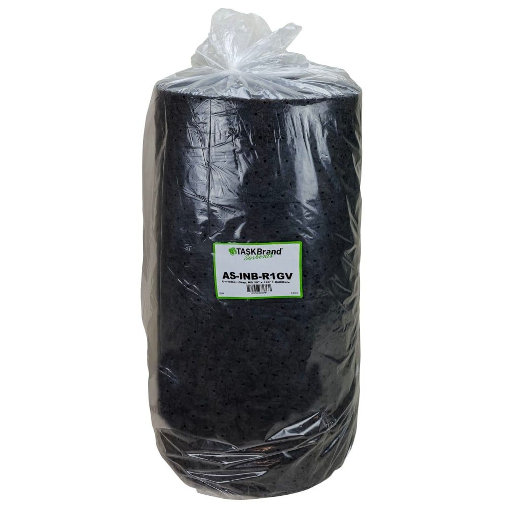 Hospeco TaskBrand Oil Only Sorbent Roll, Gray, 30in x 150ft MPN:AS-INB-R1GV