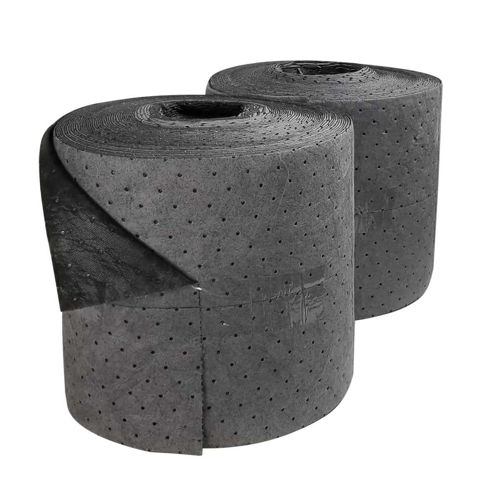 Hospeco TaskBrand Universal Sorbent Pads, 15in x 150in, Gray, Pack Of 2 Rolls MPN:AS-INB-R2