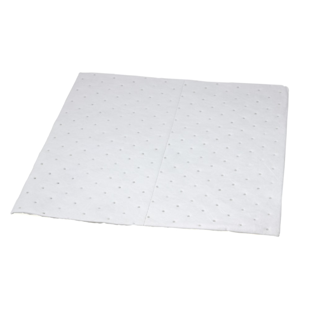 Hospeco TaskBrand Oil Only Sorbent Pads, 15in x 18in, Gray, Pack Of 100 Pads MPN:OS-INB-P