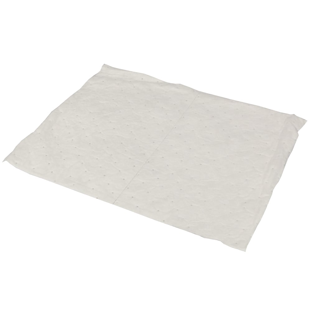 Hospeco TaskBrand Oil Only Sorbent Pads, White, 20in x 16in, Light Duty, Melt Blown, Bale Of 200 Pads MPN:OS-SRBX-P