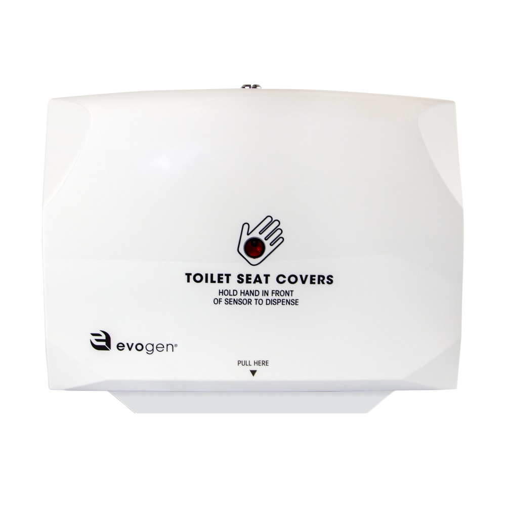 Hospeco Evogen No-Touch ABS Toilet Seat Cover Dispenser, White MPN:EVNT1-HCW