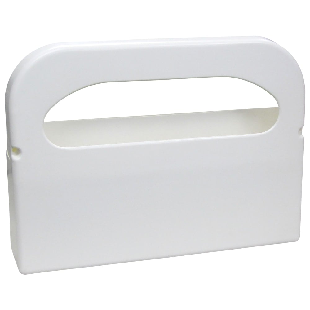Hospeco Health Gards Half-Fold Polystyrene Toilet Seat Cover Dispensers, 11-1/2inH x 16inW x 3-1/4in, White, Pack Of 2 Dispensers MPN:HG-1-2