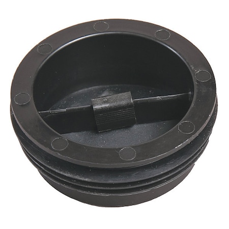 Drain Seal, Black, Polypropylene, 1-1/4