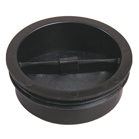 Drain Seal, Black, Polypropylene, 1-7/16