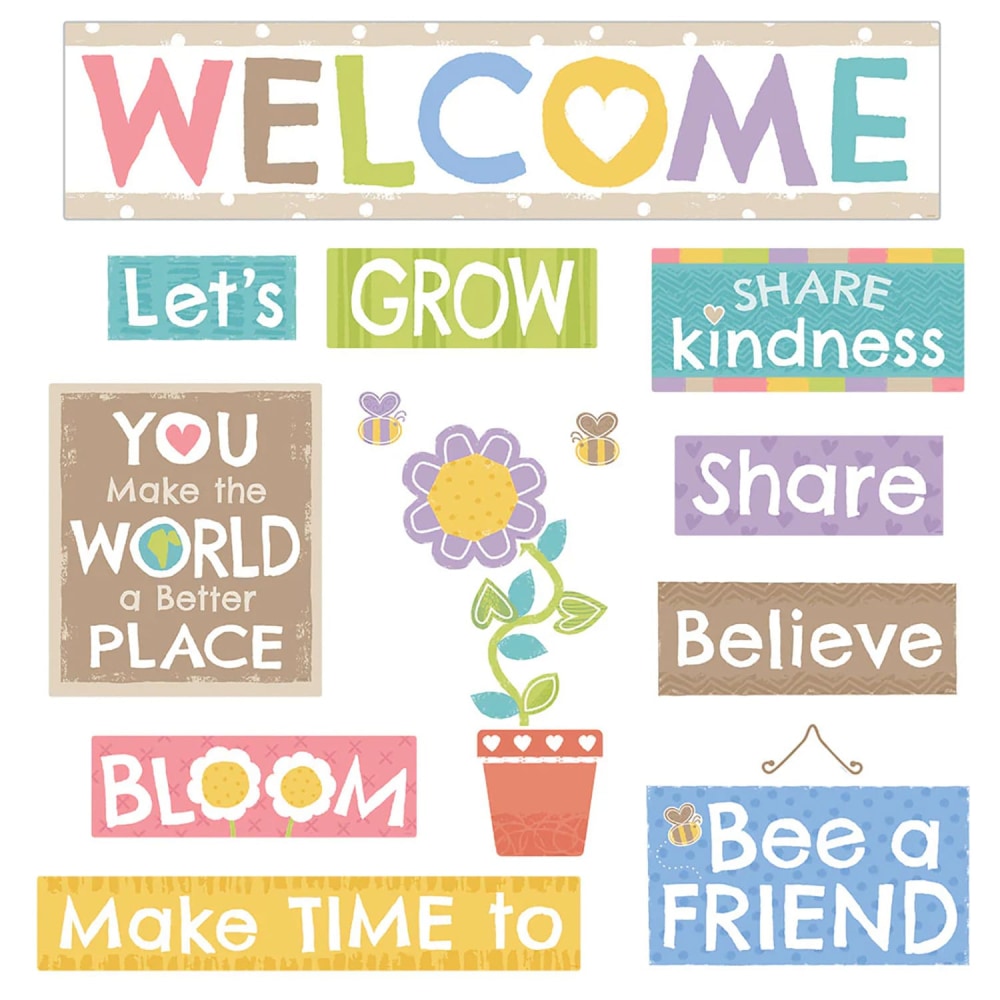 TREND Always Welcome Bulletin Board Set MPN:T-8324