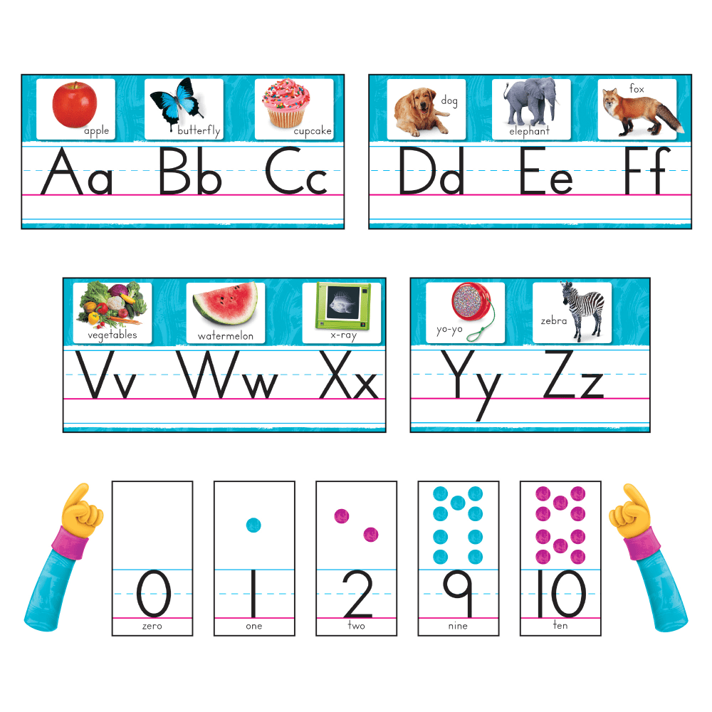 Trend Color Harmony Photo Alphabet Bulletin Board Set, Set Of 22 Pieces MPN:T-8431