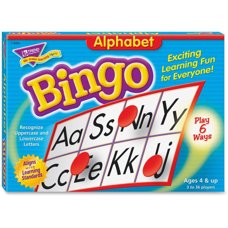 Trend Bingo Game, Alphabet (Min Order Qty 7) MPN:T6062