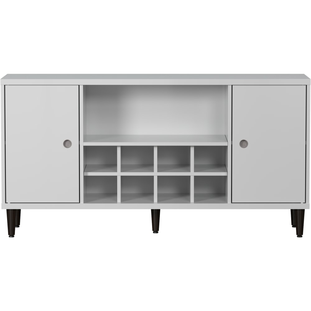 Trendfurn Evolution 54inW Clik Tool-Less Sideboard Cabinet, White/Wenge MPN:126-003