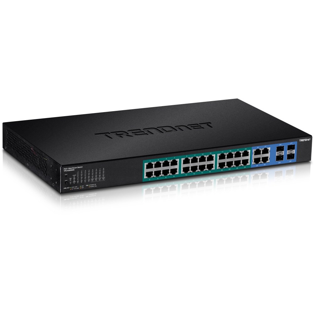 TRENDnet 28-Port Web Smart PoE+ Switch MPN:TPE-5028WS