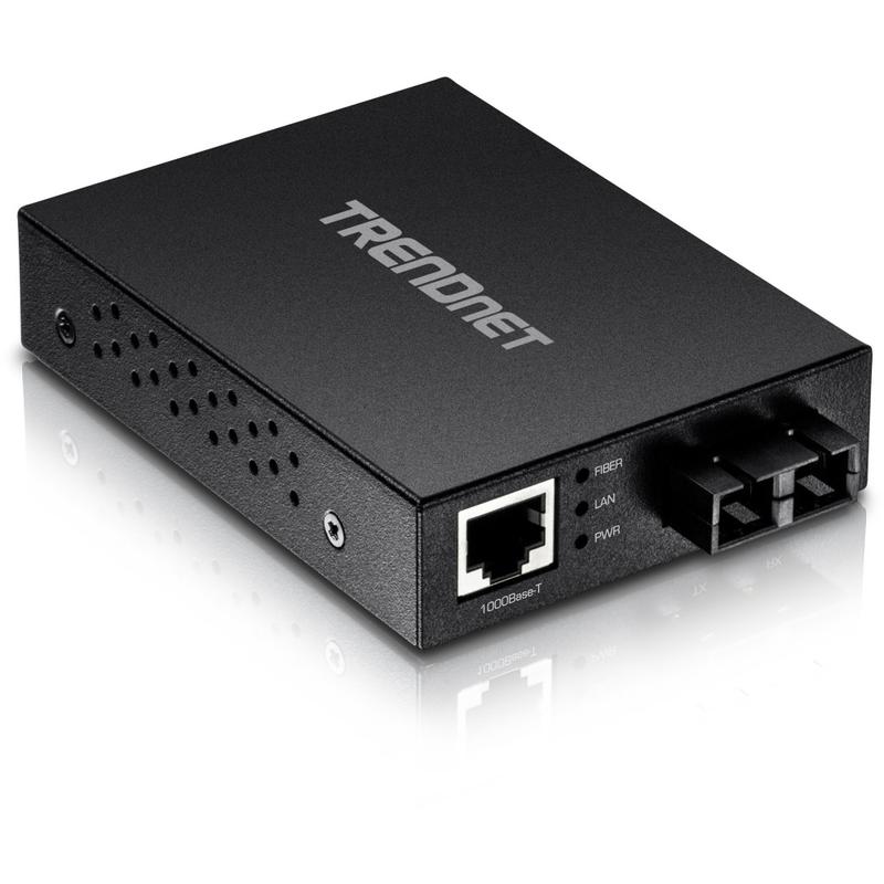 TRENDnet 1000Base-T to 1000Base-SX Multi-Mode SC Fiber Converter, TFCGMSC MPN:TFC-GMSC