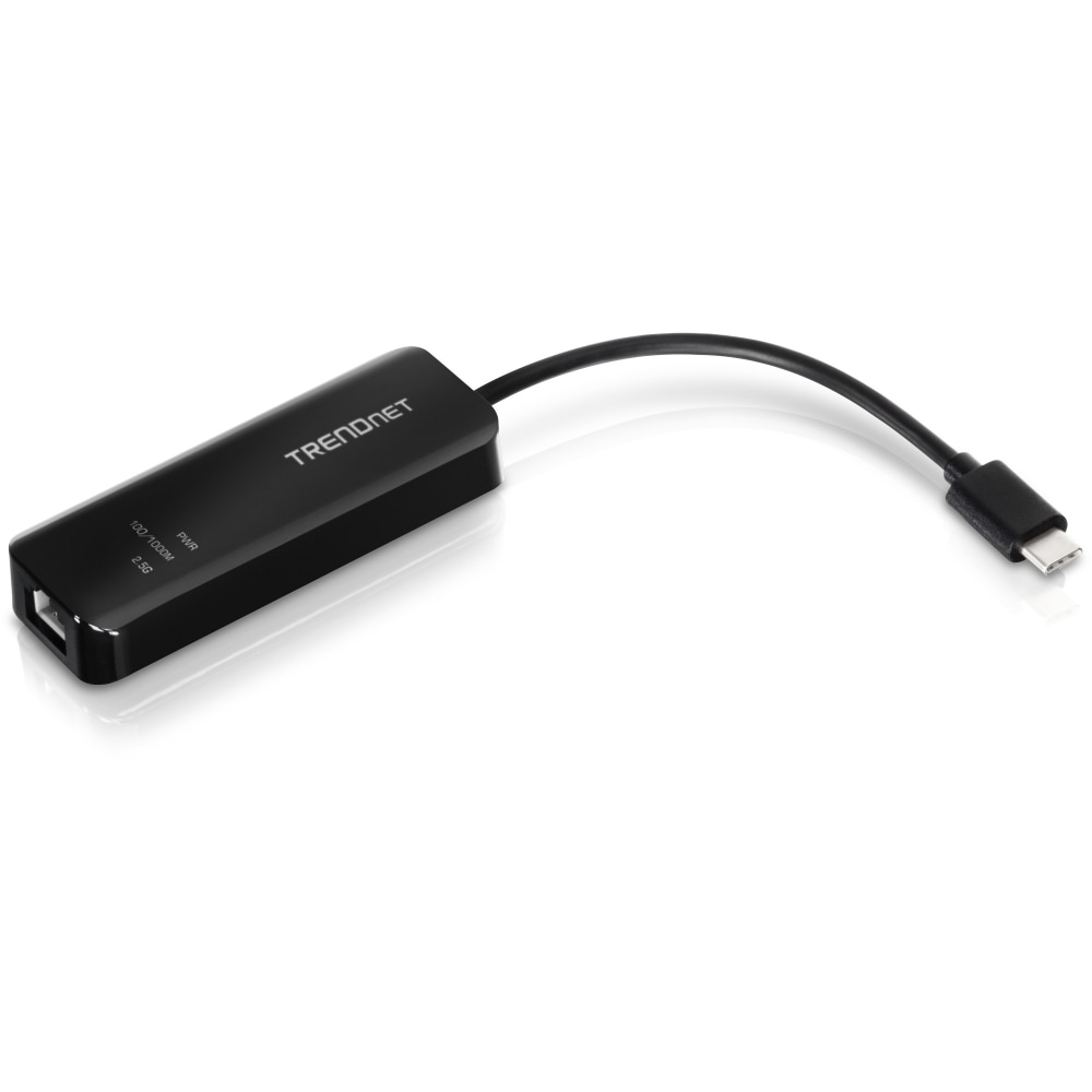 TRENDnet USB-C 3.1 To 2.5GBase-T Ethernet Adapter, IEEE 802.3bz 2.5GBASE-T Compliant MPN:TUC-ET2G