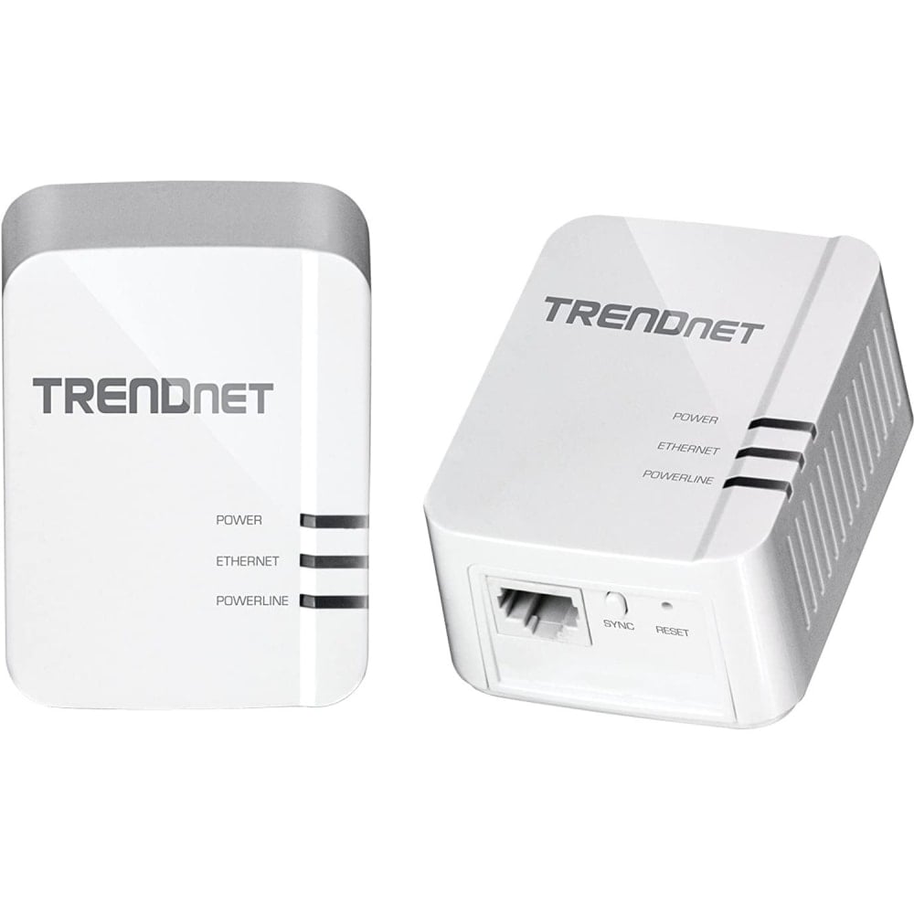 TRENDnet Powerline 1300 AV2 Adapter Kit, Includes 2x TPL-422E Powerline Ethernet Adapters, IEEE 1905.1 & IEEE 1901 MPN:TPL-422E2K