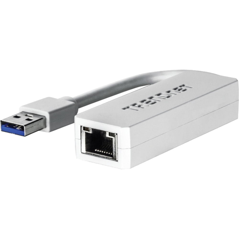 TRENDnet USB 3.0 To Gigabit Ethernet Adapter, Full Duplex 2Gbps Ethernet Speeds, Up To 1Gbps MPN:TU3-ETG