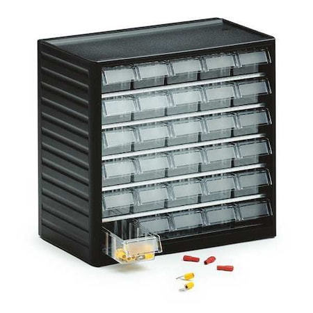 Polypropylene, Galvanised Steel, Polystyrene, Small Parts Drawer Unit, 180mm D x 310mm W MPN:290-3