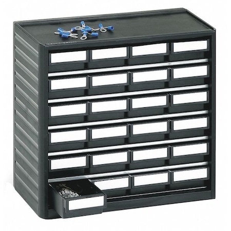 ESD Small Parts Drawer Unit, 24 Drawers MPN:291-4ESD